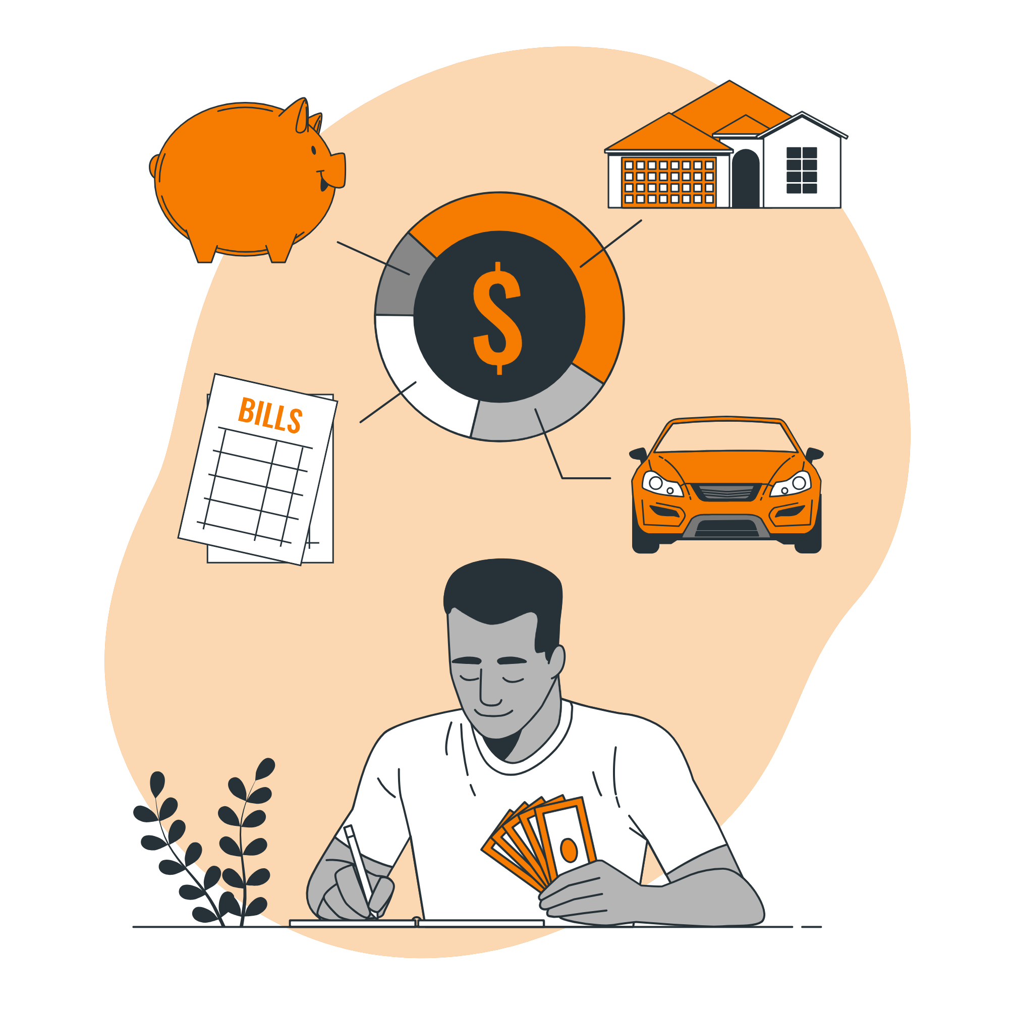 Ilustración de Finanzas